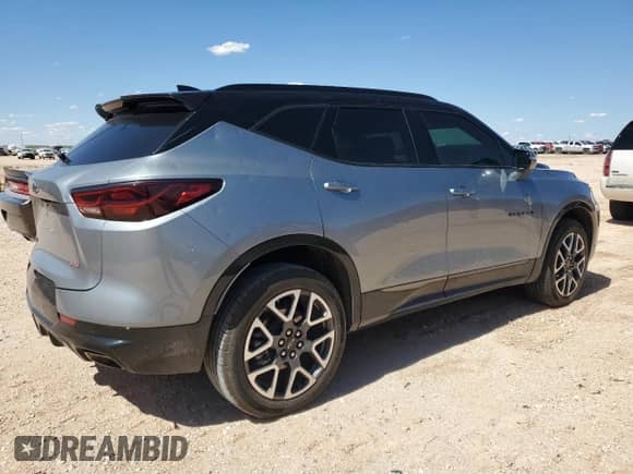 2024 Chevrolet Blazer RS with VIN 3GNKBERS8RS181723, listed as a Copart auction lot 55898855 with 18,349 mi miles and Salvage title. Bid and sale history available at DreamBid. Image 3.