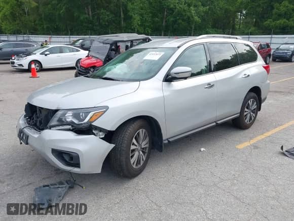 2017 Nissan Pathfinder SV with VIN 5N1DR2MM0HC619400, listed as a IAAI auction lot 42457072 with 159,839 mi miles and . Bid and sale history available at DreamBid. Image 18.