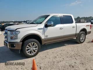 2017 Ford F-150 XLT with VIN 1FTEW1EG6HFA96824, listed as a Copart auction lot 84875335 with 93,204 mi miles and Salvage title. Bid and sale history available at DreamBid. Image 1.