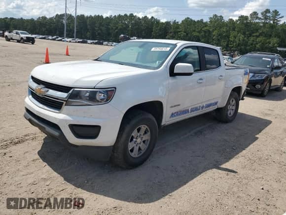 2019 Chevrolet Colorado 2WD Work Truck z VIN 1GCGSBEN6K1357902, wystawiony jako Copart lot #59794615 z przebiegiem 140 373 mil mil oraz Szkoda całkowita • Salvage title. Historia ofert i sprzedaży dostępna na DreamBid. Obrazek 1.