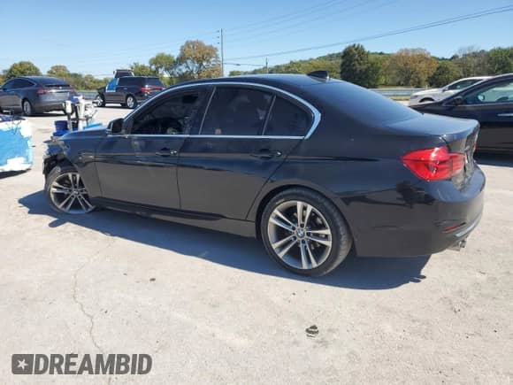 2017 BMW 3 Series 330i xDrive with VIN WBA8D9C3XHA011916, listed as a Copart auction lot 84299525 with 72,272 mi miles and Salvage title. Bid and sale history available at DreamBid. Image 2.