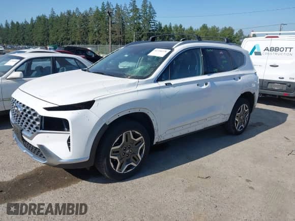 2022 Hyundai Santa Fe Limited with VIN KM8S5DA11NU055884, listed as a IAAI auction lot 42750378 with 16,018 mi miles and . Bid and sale history available at DreamBid. Image 2.