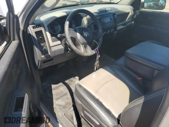 2010 Dodge 1500 ST with VIN 3D7JB1EK2AG129195, listed as a Copart auction lot 62995435 with 85,681 mi miles and Salvage title. Bid and sale history available at DreamBid. Image 8.
