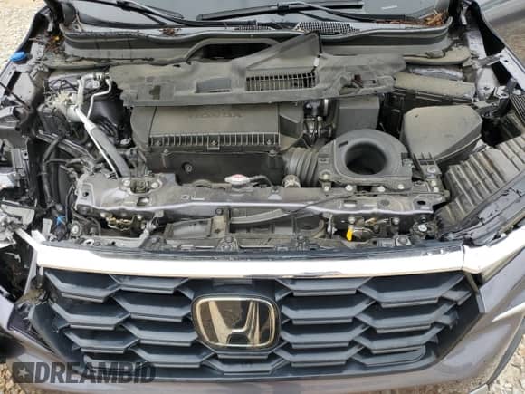 2024 Honda Pilot EX-L with VIN 5FNYG2H57RB016317, listed as a Copart auction lot 57036015 with 14,616 mi miles and Salvage title. Bid and sale history available at DreamBid. Image 12.