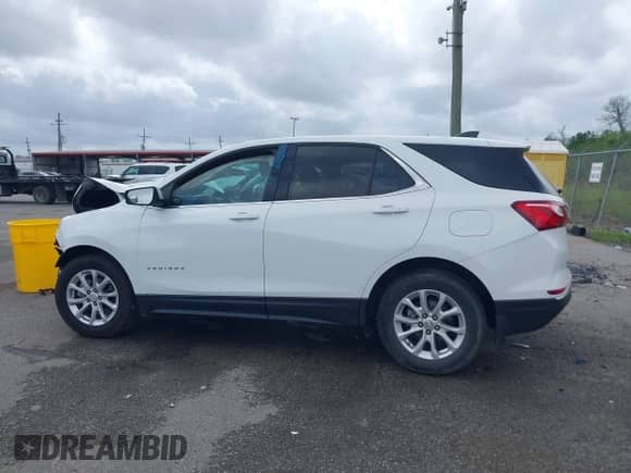 2020 Chevrolet Equinox LT with VIN 3GNAXKEV7LS738155, listed as a IAAI auction lot 41947342 with 54,998 mi miles and . Bid and sale history available at DreamBid. Image 13.
