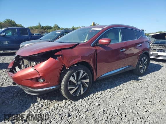 2015 Nissan Murano Platinum with VIN 5N1AZ2MHXFN229900, listed as a Copart auction lot 81018205 with 114,787 mi miles and Salvage title. Bid and sale history available at DreamBid. Image 1.