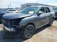 2022 Nissan Pathfinder SV with VIN 5N1DR3BA4NC239406, listed as a IAAI auction lot 43226876 with 50,503 mi miles and . Bid and sale history available at DreamBid. Image 2.