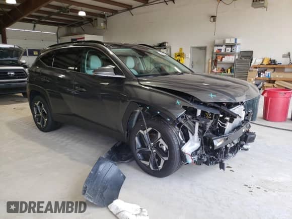 2024 Hyundai Tucson Limited with VIN KM8JFDD28RU198950, listed as a Copart auction lot 64390365 with 7,598 mi miles and Salvage title. Bid and sale history available at DreamBid. Image 4.