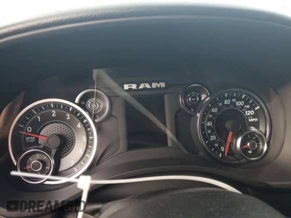 2023 Ram 1500 Tradesman z VIN 1C6RRFCG6PN600616, wystawiony jako Copart lot #75331334 z przebiegiem Nie podano mil oraz Szkoda całkowita • Salvage title. Historia ofert i sprzedaży dostępna na DreamBid. Obrazek 9.