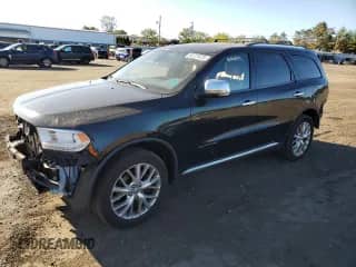 2015 Dodge Durango Citadel with VIN 1C4RDJEG2FC937107, listed as a Copart auction lot 80724075 with 179,885 mi miles and Salvage title. Bid and sale history available at DreamBid. Image 1.