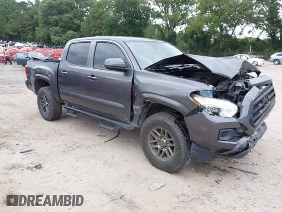 2020 Toyota Tacoma SR with VIN 3TMCZ5AN4LM314973, listed as a IAAI auction lot 42955800 with 94,693 mi miles and . Bid and sale history available at DreamBid. Image 1.