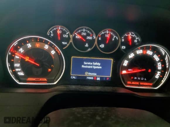 2020 Chevrolet Silverado 1500 RST with VIN 3GCUYEEL5LG305939, listed as a Copart auction lot 68562275 with 79,805 mi miles and Salvage title. Bid and sale history available at DreamBid. Image 9.