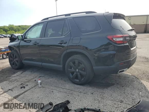 2025 Honda Pilot Black Edition с VIN 5FNYG1H98SB031766, выставлен на аукционе Copart как лот 58893515 с пробегом 17 943 миль миль и Списание • Salvage title. История ставок и продаж доступна на DreamBid. Изображение 2.