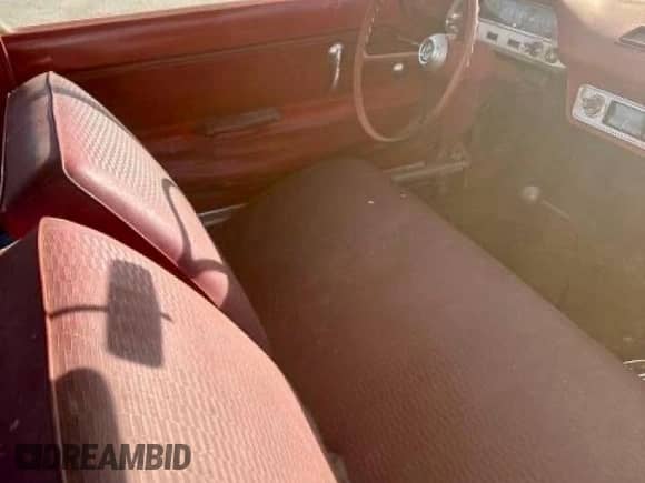 1964 Chevrolet Corvair с VIN 40527W245179, выставлен на аукционе Copart как лот 41636835 с пробегом 62 938 миль миль и Чистый • Clean title. История ставок и продаж доступна на DreamBid. Изображение 5.