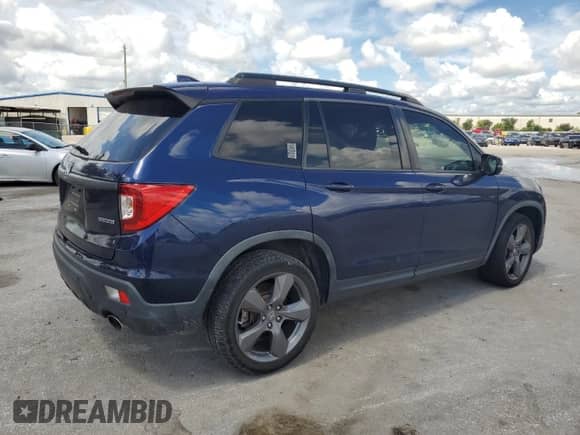 2019 Honda Passport Touring с VIN 5FNYF7H97KB002104, выставлен на аукционе Copart как лот 67997965 с пробегом 60 323 миль миль и На запчасти • Non repairable. История ставок и продаж доступна на DreamBid. Изображение 3.