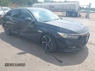 2018 Honda Accord Sport with VIN 1HGCV2F37JA009643, listed as a IAAI auction lot 42280043 with 180,494 mi miles and . Bid and sale history available at DreamBid. Image 1.