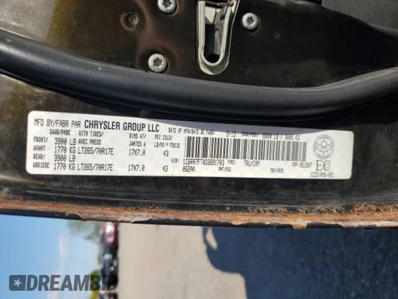 2013 Ram 1500 Express z VIN 1C6RR7FT0DS691703, wystawiony jako Copart lot #80223355 z przebiegiem Nie podano mil oraz Nie do naprawy • Non repairable. Historia ofert i sprzedaży dostępna na DreamBid. Obrazek 12.