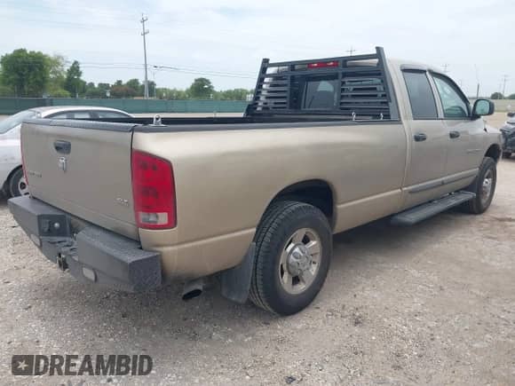 2005 Dodge 2500 SLT with VIN 3D7KR28C95G775091, listed as a IAAI auction lot 42783657 with 120,125 mi miles and . Bid and sale history available at DreamBid. Image 4.