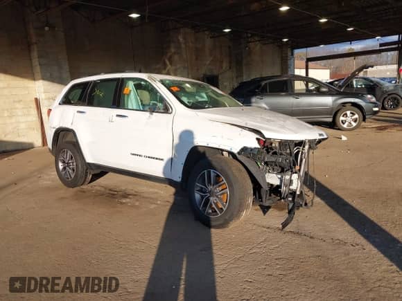 2020 Jeep Grand Cherokee Limited with VIN 1C4RJFBGXLC239821, listed as a IAAI auction lot 41216680 with 83,055 mi miles and . Bid and sale history available at DreamBid. Image 1.