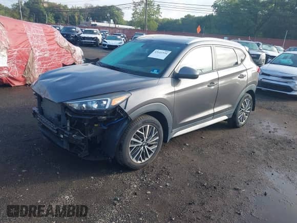 2020 Hyundai Tucson Sport with VIN KM8J3CAL9LU165821, listed as a IAAI auction lot 43141934 with 43,439 mi miles and . Bid and sale history available at DreamBid. Image 18.