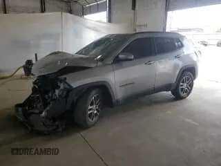 2018 Jeep Compass Latitude with VIN 3C4NJCBBXJT462220, listed as a Copart auction lot 70571625 with Not provided miles and Salvage title. Bid and sale history available at DreamBid. Image 1.