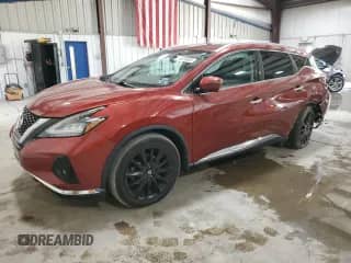 2019 Nissan Murano Platinum с VIN 5N1AZ2MS1KN154106, выставлен на аукционе Copart как лот 70624635 с пробегом 43 308 миль миль и Списание • Salvage title. История ставок и продаж доступна на DreamBid. Изображение 1.