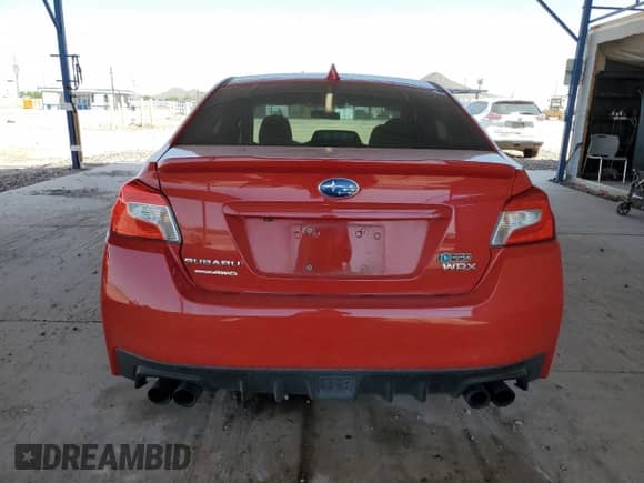 2015 Subaru WRX Premium with VIN JF1VA1D66F9825560, listed as a Copart auction lot 66412915 with 105,406 mi miles and Salvage title. Bid and sale history available at DreamBid. Image 6.