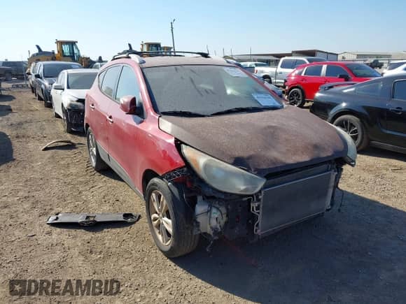 2013 Hyundai Tucson Limited с VIN KM8JU3ACXDU597008, выставлен на аукционе IAAI как лот 43426328 с пробегом 194 992 миль миль и . История ставок и продаж доступна на DreamBid. Изображение 1.