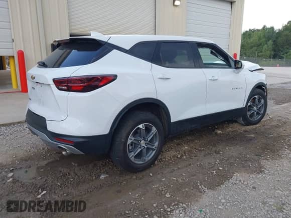 2023 Chevrolet Blazer LT with VIN 3GNKBCR45PS176482, listed as a IAAI auction lot 42835881 with 28,383 mi miles and . Bid and sale history available at DreamBid. Image 4.