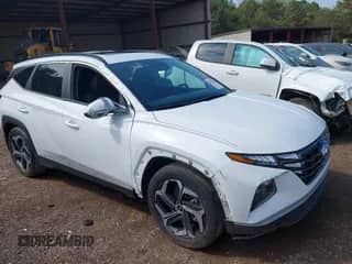 2023 Hyundai Tucson SEL with VIN 5NMJF3AEXPH243310, listed as a IAAI auction lot 43191832 with 21,754 mi miles and . Bid and sale history available at DreamBid. Image 1.