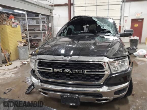 2024 Ram 1500 Big Horn with VIN 1C6SRFMTXRN125763, listed as a IAAI auction lot 41795015 with 10,177 mi miles and . Bid and sale history available at DreamBid. Image 12.