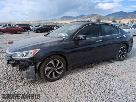 2016 Honda Accord EX-L with VIN 1HGCR2F81GA138020, listed as a Copart auction lot 66027765 with 108,135 mi miles and Salvage title. Bid and sale history available at DreamBid. Image 1.