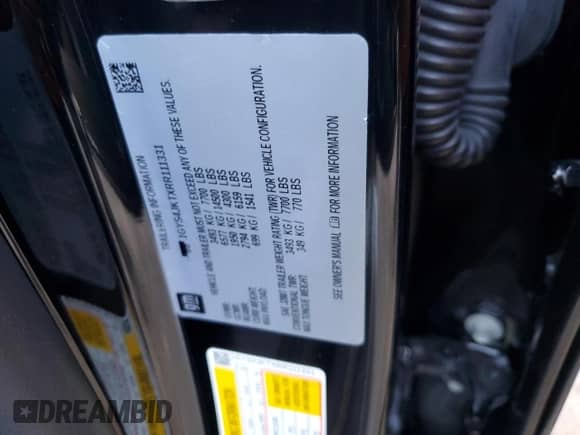 2024 Cadillac Escalade with VIN 1GYS4JKTXRR111331, listed as a Copart auction lot 49111575 with 28,466 mi miles and Salvage title. Bid and sale history available at DreamBid. Image 14.