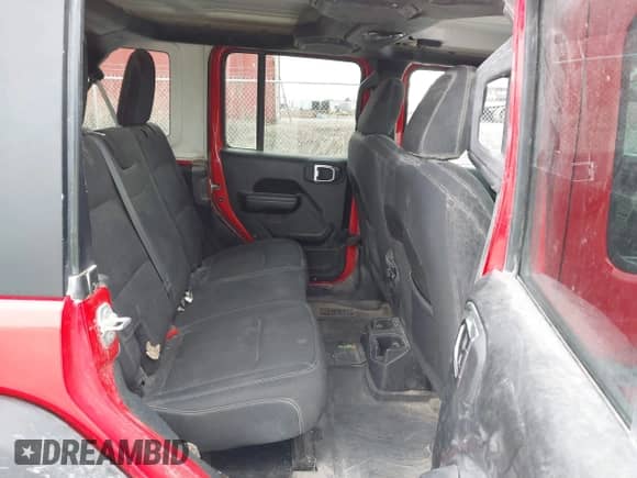 2022 Jeep Wrangler Unlimited Sport with VIN 1C4HJXKN6NW149177, listed as a IAAI auction lot 41509598 with 104,609 mi miles and . Bid and sale history available at DreamBid. Image 8.