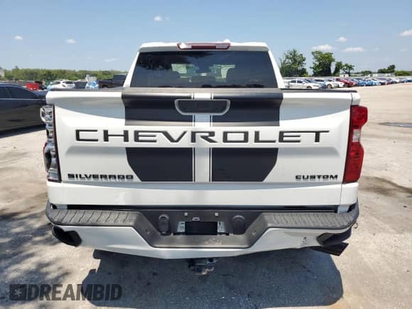 2022 Chevrolet Silverado 1500 Custom with VIN 1GCPABEK2NZ513531, listed as a Copart auction lot 70373615 with 91,060 mi miles and Non repairable. Bid and sale history available at DreamBid. Image 6.