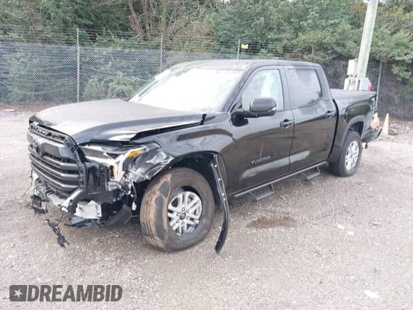 2025 Toyota Tundra SR with VIN 5TFLA5DB9SX319619, listed as a IAAI auction lot 43321211 with 1,800 mi miles and . Bid and sale history available at DreamBid. Image 17.