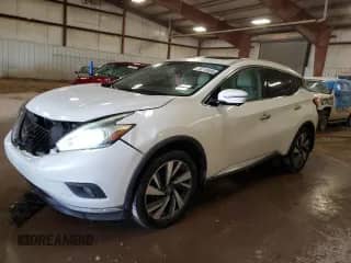 2016 Nissan Murano SL with VIN 5N1AZ2MH7GN150458, listed as a Copart auction lot 54716595 with 117,321 mi miles and Clean title. Bid and sale history available at DreamBid. Image 1.