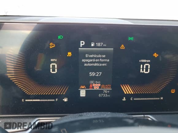 2025 Kia Sorento LX with VIN 5XYRG4JC8SG368748, listed as a Copart auction lot 67940515 with 6,733 mi miles and Salvage title. Bid and sale history available at DreamBid. Image 9.