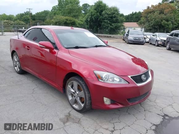 2012 Lexus IS 250 C z VIN JTHFF2C26C2523533, wystawiony jako IAAI lot #42402122 z przebiegiem Nie podano mil oraz . Historia ofert i sprzedaży dostępna na DreamBid. Obrazek 1.