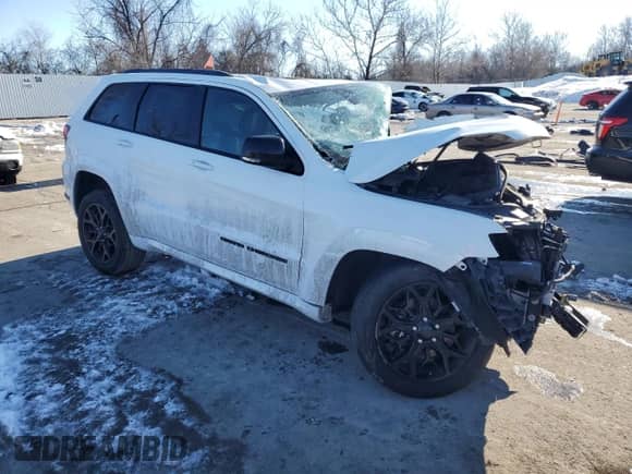 2021 Jeep Grand Cherokee Limited X with VIN 1C4RJFBG2MC768794, listed as a Copart auction lot 88719035 with Not provided miles and Salvage title. Bid and sale history available at DreamBid. Image 4.