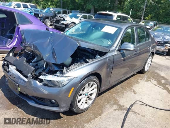 2016 BMW 3 Series 320i xDrive with VIN WBA8A3C52GK689284, listed as a IAAI auction lot 42545512 with 61,174 mi miles and . Bid and sale history available at DreamBid. Image 2.