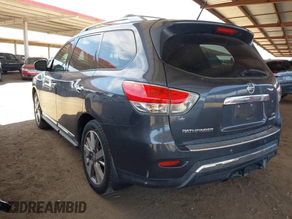 2014 Nissan Pathfinder S z VIN 5N1AR2MM1EC615158, wystawiony jako IAAI lot #42403729 z przebiegiem 126 680 mil mil oraz . Historia ofert i sprzedaży dostępna na DreamBid. Obrazek 3.