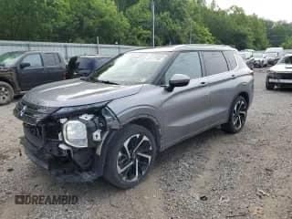 2023 Mitsubishi Outlander SEL with VIN JA4J4VA87PZ036813, listed as a Copart auction lot 61717285 with 48,585 mi miles and Salvage title. Bid and sale history available at DreamBid. Image 1.
