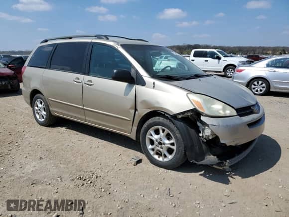 2005 Toyota Sienna LE with VIN 5TDBA23C75S035923, listed as a Copart auction lot 47545705 with 189,615 mi miles and Salvage title. Bid and sale history available at DreamBid. Image 4.