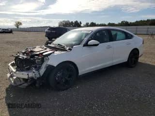 2025 Honda Accord Touring z VIN 1HGCY2F8XSA029924, wystawiony jako Copart lot #80120295 z przebiegiem 20 264 mil mil oraz Szkoda całkowita • Salvage title. Historia ofert i sprzedaży dostępna na DreamBid. Obrazek 1.
