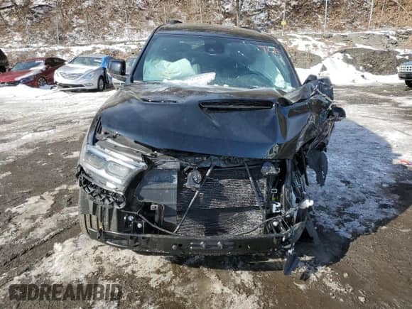 2025 Dodge Durango GT Plus with VIN 1C4RDJDG1SC504275, listed as a Copart auction lot 44205795 with 1,350 mi miles and Salvage title. Bid and sale history available at DreamBid. Image 5.