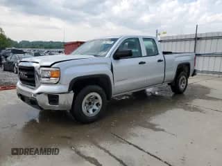 2015 GMC Sierra 1500 with VIN 1GTR1TEC7FZ186357, listed as a Copart auction lot 59027235 with 157,089 mi miles and Salvage title. Bid and sale history available at DreamBid. Image 1.