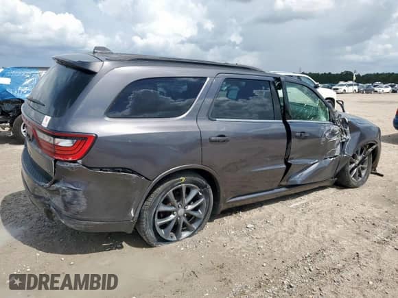 2017 Dodge Durango GT with VIN 1C4RDHDG3HC859725, listed as a Copart auction lot 83816585 with 105,782 mi miles and Salvage title. Bid and sale history available at DreamBid. Image 3.