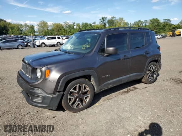2018 Jeep Renegade Latitude with VIN ZACCJABB5JPJ68093, listed as a Copart auction lot 70480605 with 209,024 mi miles and Clean title. Bid and sale history available at DreamBid. Image 1.