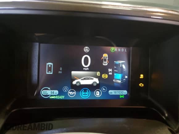 2012 Chevrolet Volt с VIN 1G1RB6E47CU124174, выставлен на аукционе Copart как лот 83869505 с пробегом 167 030 миль миль и Чистый • Clean title. История ставок и продаж доступна на DreamBid. Изображение 9.